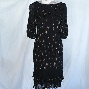 Black and gold Dress